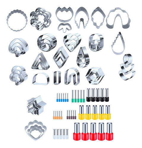 89x Juego De Cortadores De Arcilla Polimérica Hechos A Mano