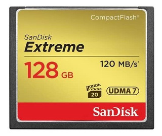 Tarjeta De Memoria Sandisk Extreme Compact Flash 128gb