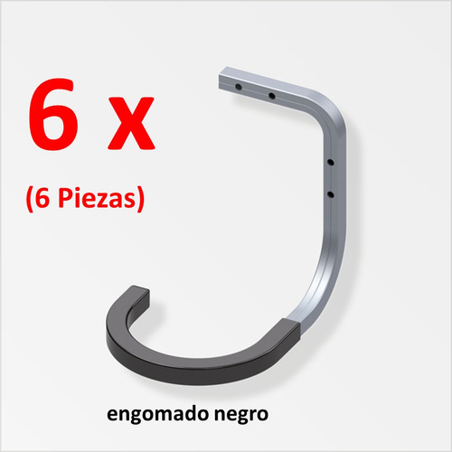 6 Ganchos Para Colocar Bicicletas En Techo Y Pared