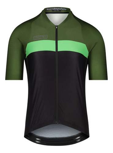 Jersey Ciclismo Bioracer Icon Mujer Block Moss Green