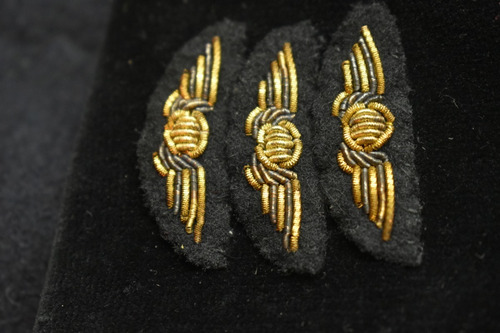 Antigua Capa Gala Oficial Aeronáutica .no Uniforme Militaria (Usado)