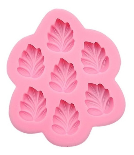 Molde Silicona Hoja Palma Mini Fondant Porcelana