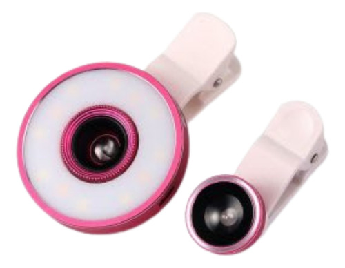 Lente Ojo Pez Led 6 En 1 Universal Ios Telefono Macro Wide