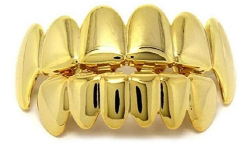 Imagen 1 de 4 de Lingduan - Juego De Dientes Falsos Removibles Chapados En