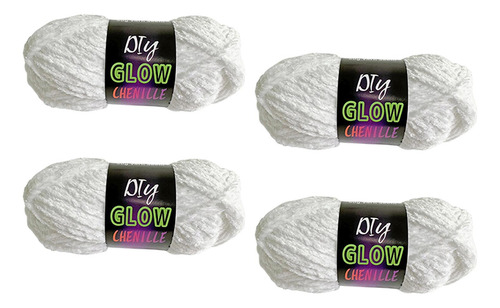 4x Hilo Que En La Oscuridad Hilo De Crochet Hilo Luminoso
