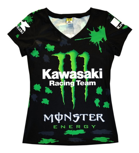 Camiseta Dama Kawasaki Monster