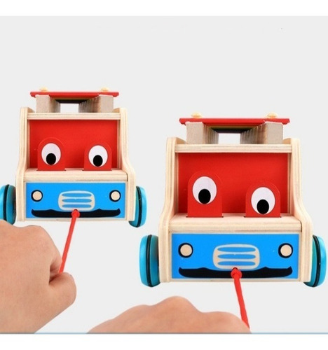 Juguetes De Madera Niños Didáctico Multifuncional Xilófono