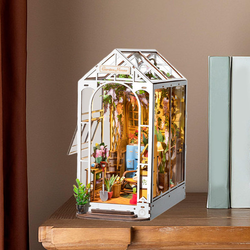 Kits De Casa De Muñecas En Miniatura De Madera Estilo B