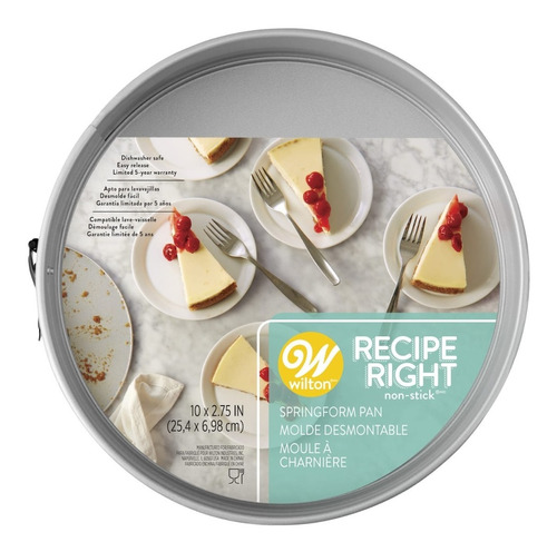 Wilton® Molde Desmontable Cheesecake (25 Cm)