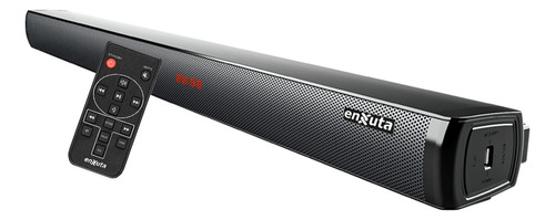 Barra De Sonido Enxuta 400w 2.0 Bluetooth Display Led Dimm