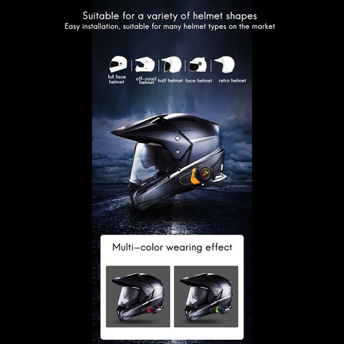 Audífonos Bluetooth Para Motocicleta, Casco, Manos Libres