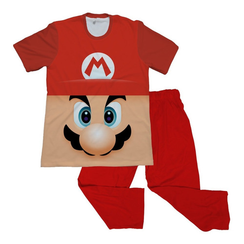 Pijama Niño Personalizada Mario Bros