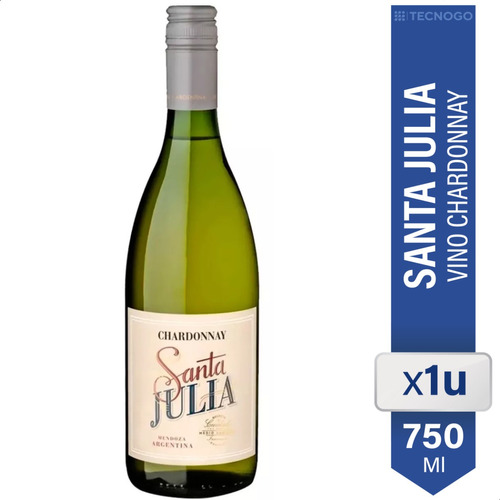 Vino Santa Julia Chardonnay 750ml Blanco Mendoza