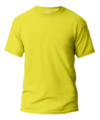 Remera Lisa Color Amarillo Y Mas Colores Calidad Premium