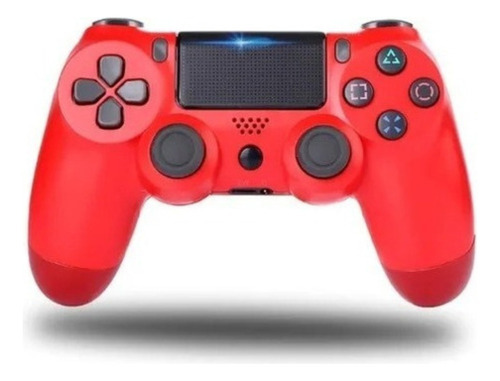 Joystick Inalámbrico Ps4 Genérico Compatible Color Rojo