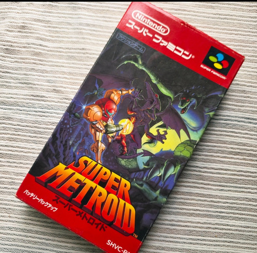 Super Metroid Super Nintendo Snes Completa En Doble Idioma