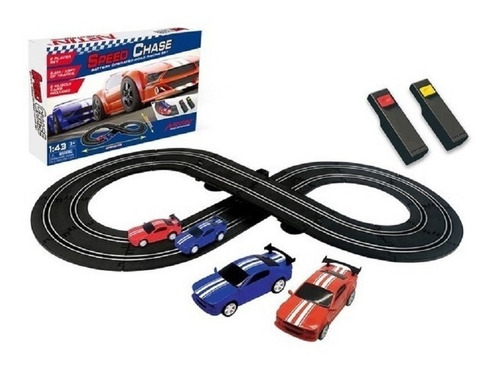 Pista De Autos Speed Chase De 47cm X 97cm
