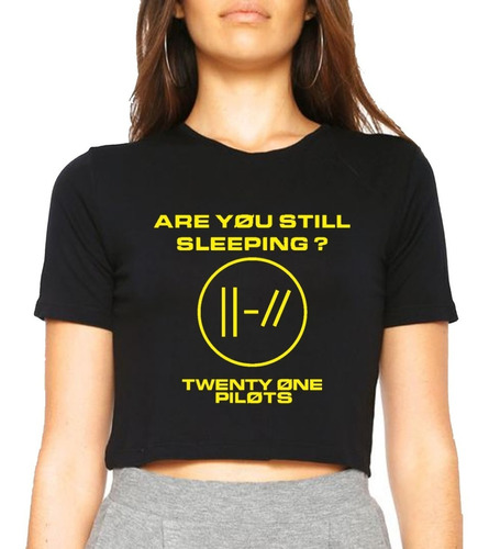 Cropped Feminino Camiseta 21 Twenty One Pilots Tumblr Top