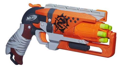 Pistola Nerf Zombie Hammershot Blaster, Estándar, Anaranjado