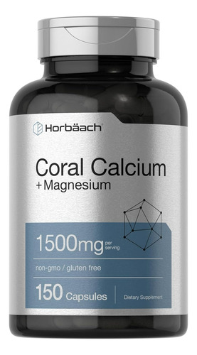 Calcio De Coral 1500mg 150 Cápsulas Osteoporosis Y Artritis