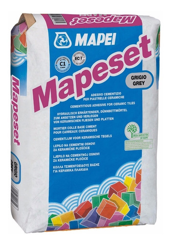 Pegamento Cerámicas Mapeset Mapei Interior Exterior