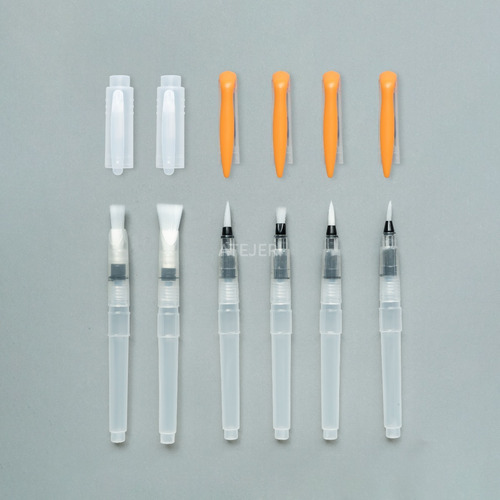 Imagen 2 de 8 de Pinceles Waterbrush Recargables Cbx Tanque Agua X 6 Unid