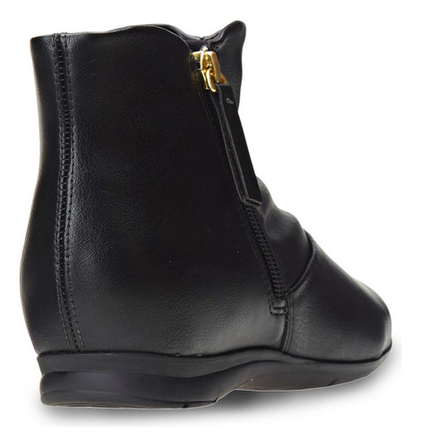 Bota Casual Feminina Cano Curto Comfortflex