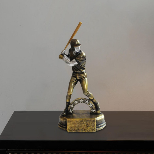 . Troféu De Rebatedor De Beisebol, Estátua De Crianças Com