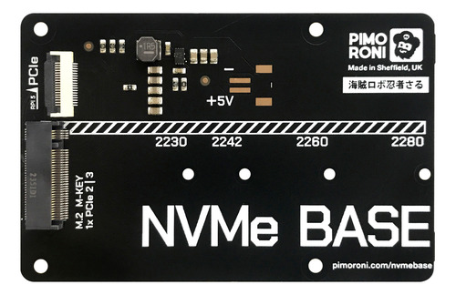Base Nvme Pcie Para Conectar Raspberry Pi 5 Y Ssd 2260 2280