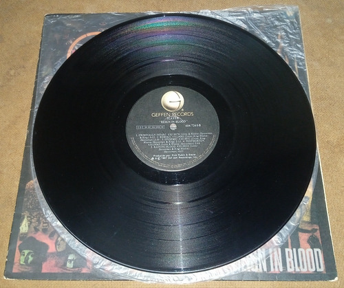 Slayer - Lp Reign In Blood - 1987 Áudio Excelente Capa Tb Estandar (Usado)