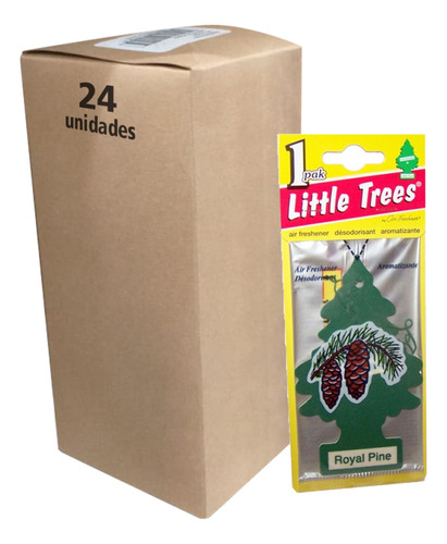 Pack 24 Pinos Aromáticos Little Trees Aroma Pino Real