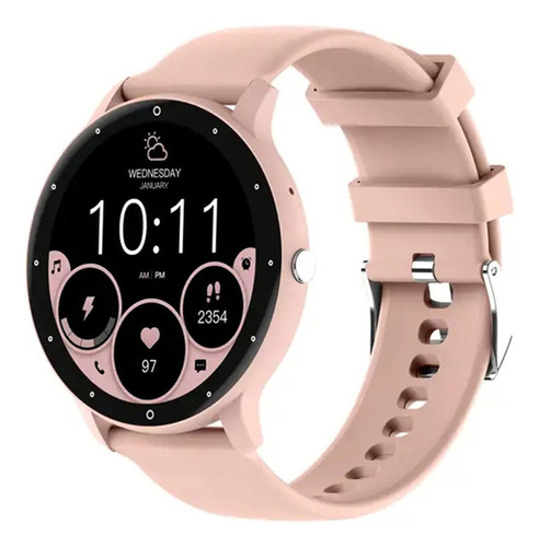 Smartwatch Zwear Zl02 Pro Bt 5.2 Android Ios Tela 1.3 Rosa