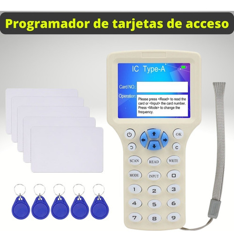 Programador Tarjetas De Acceso Residencial Y Laboral