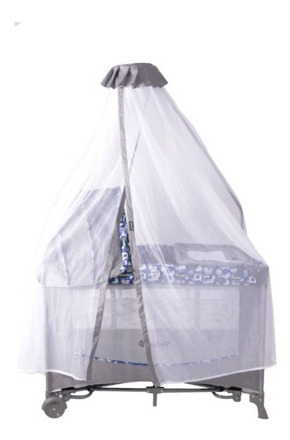 Cuna Corral Mecedora Colecho De Bebe 2 Niveles,tul,nueva