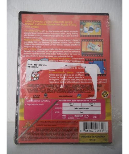 Imagen 3 de 3 de Hello Kitty Va Al Cine Dvd