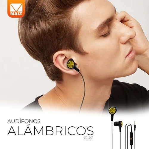 4pz Audifonos Alambrico Manos Libre Microfono In Ear Celular