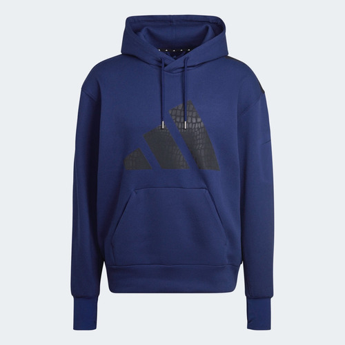 Canguro adidas Hombre Desing Buzo Originals Azul Campera