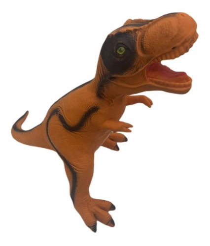 Dinosaurio Tiranosaurio Rex Gigante Goma Blanda 75cm