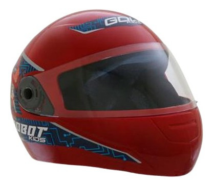 Capacete Infantil Gow Robot Vermelho