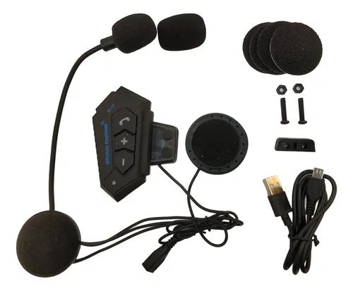 Intercomunicador Auriculares Casco Bt12