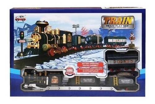 Train Play Set Tren Con Sonido Pista Y Accesorios Ck