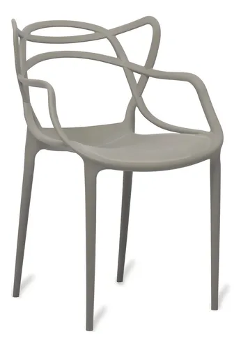 Silla de Comedor Allegra Color Gris X2 Unidades Garden Life
