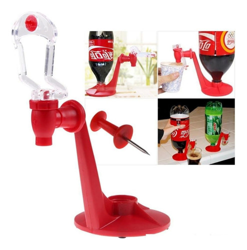 Dispensador De Botella Portable Gaseosa Soda Jugo Agua