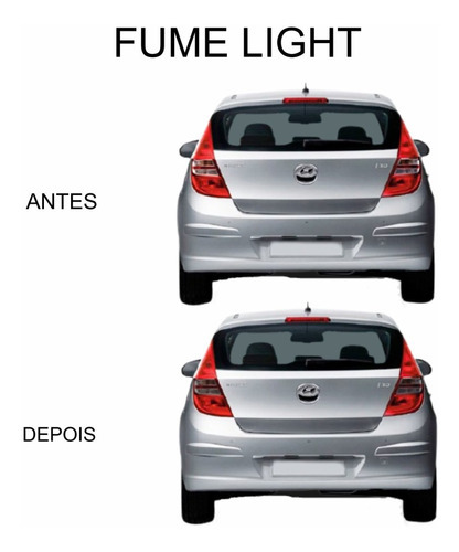 Adesivo De Lanterna Hyundai I30 2009 A 2012 Cor Fume Light