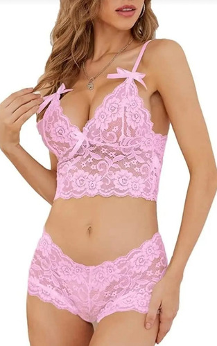 Imagen 4 de 9 de Babydoll Para Dama De Encaje | Lencería Fina