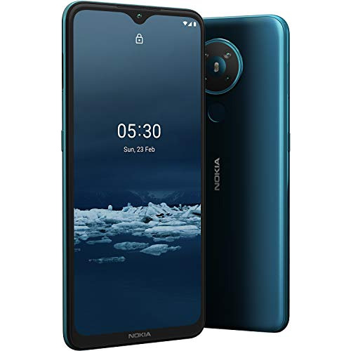 Teléfono Móvil Nokia 5.3 Android 10 Desbloqueado, Color Cian