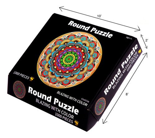 Puzzle Rompecabezas Mandala Circular Full