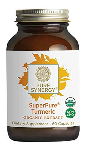 Pure Synergy Usda Extracto De Cúrcuma Orgánico Superpuro