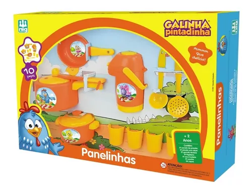 Jogo Galinha Pintadinha Educativo Infantil Criativo 3 Pcs