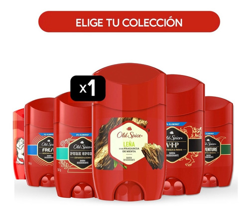 Desodorante Barra Old Spice 50 Gr - Colección Completa 